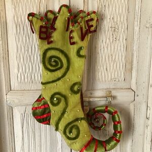 Patience Brewster - Kringles “I Believe” Christmas Stocking.
